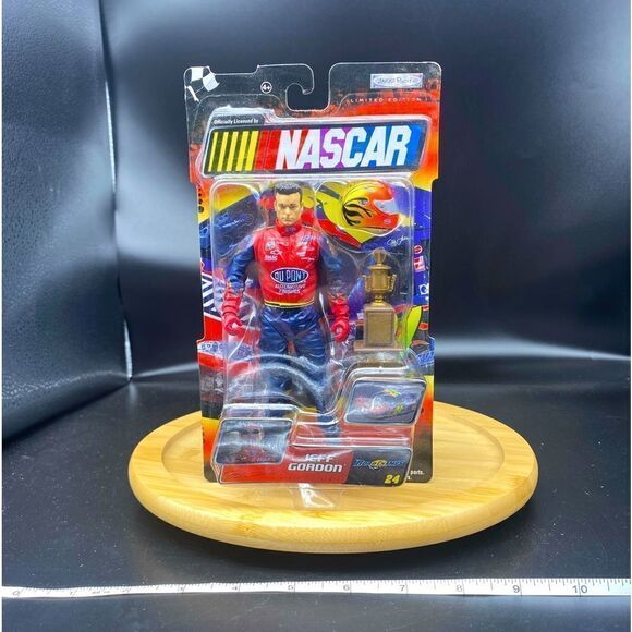 2003 6” figure of NASCAR’s Jeff Gordon w/championship trophy and helmet - Picture 2 of 8
